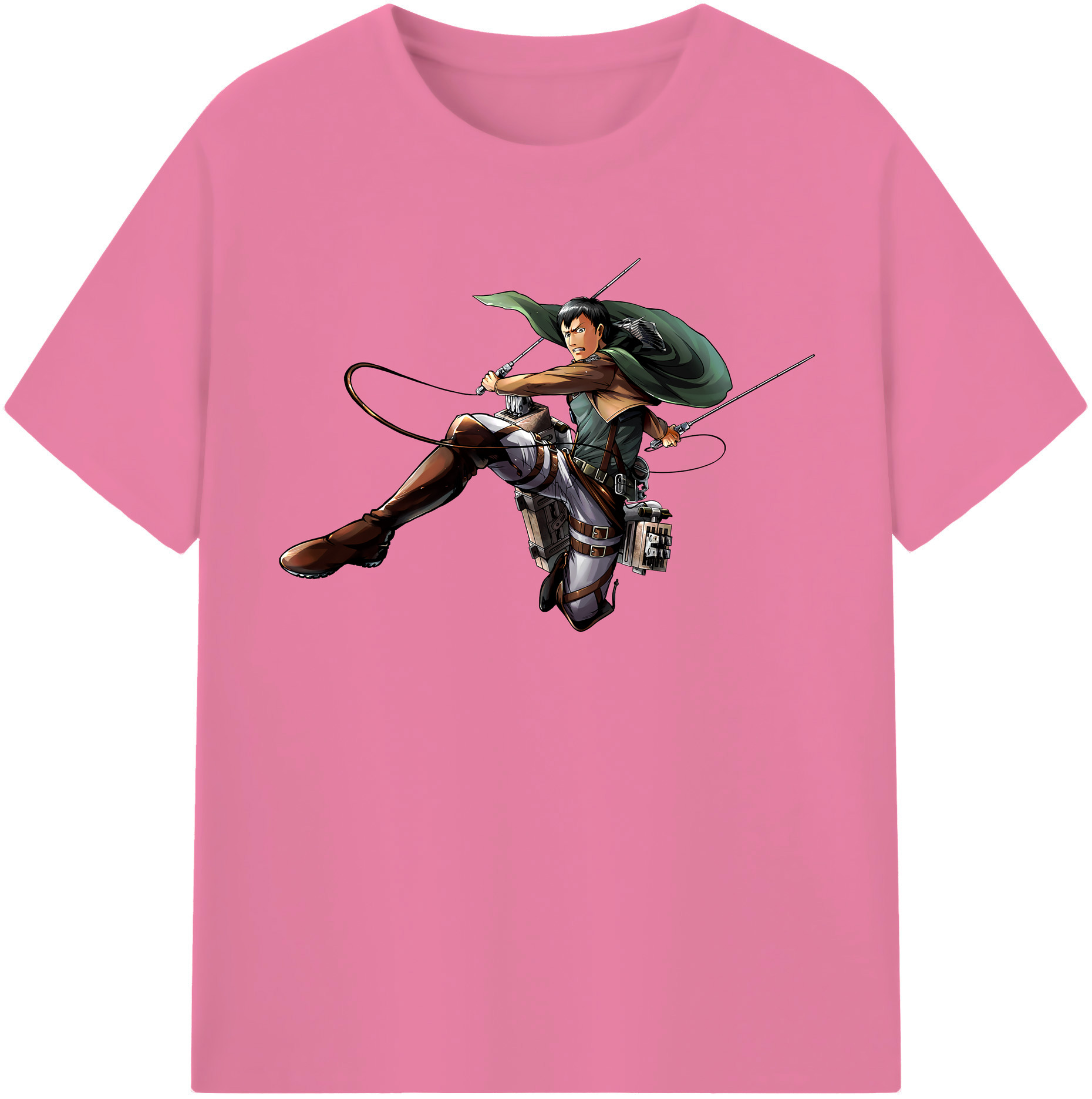 （画像用） 進撃の巨人 ベルトルト・フーバー Attack on Titan Bertholdt Hoover 綿100％半袖Tシャツ（フロントプリント）